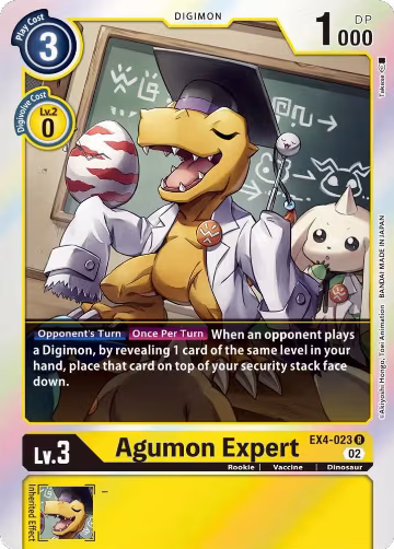Agumon Expert (EX4-023 R), Alternative Being Booster — Digimon card price