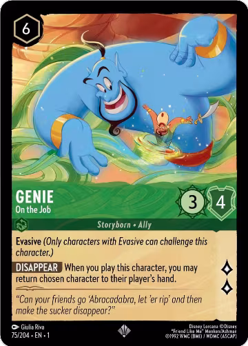 Genie - On the Job (75/204), The First Chapter — Lorcana card price