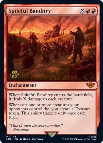 Spiteful Banditry (149), Prerelease Cards — Magic card price