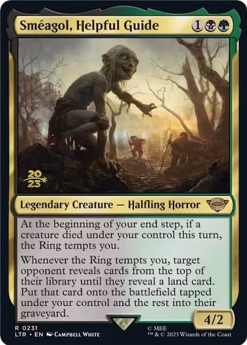 Smeagol, Helpful Guide (231), Prerelease Cards — Magic card price