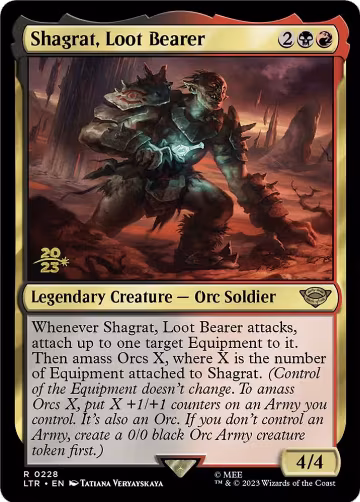 Shagrat, Loot Bearer (228), Prerelease Cards — Magic card price