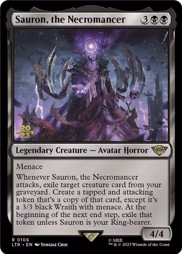 Sauron, the Necromancer (106), Prerelease Cards — Magic card price