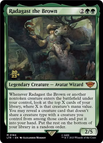 Radagast the Brown (184), Prerelease Cards — Magic card price