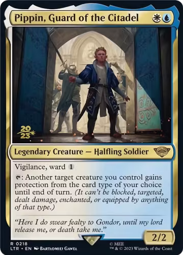 Pippin, Guard of the Citadel (218), Prerelease Cards — Magic card price