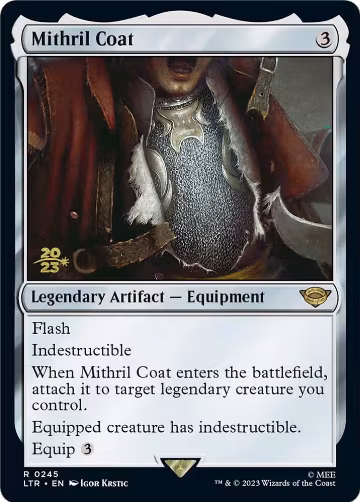 Mithril Coat (245), Prerelease Cards — Magic card price