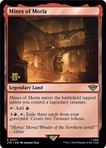 Mines of Moria (257), Prerelease Cards — Magic card price