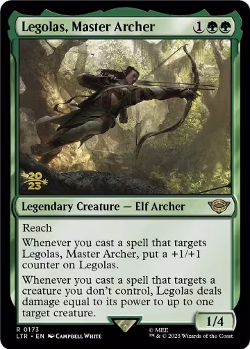Legolas, Master Archer (173), Prerelease Cards — Magic card price