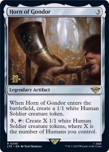 Horn of Gondor (240), Prerelease Cards — Magic card price