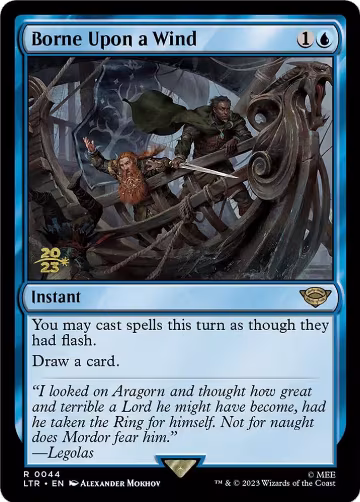 Borne Upon a Wind (44), Prerelease Cards — Magic card price