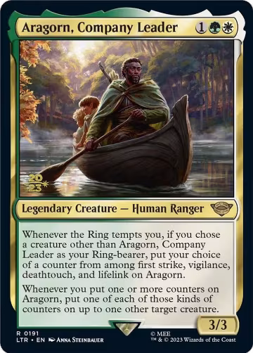 Aragorn, Company Leader (191), Prerelease Cards — Magic card price