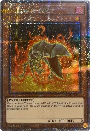 Volcanic Shell (Quarter Century Secret Rare) (BLMR-EN053), Battles of Legend: Monstrous Revenge — Yu-Gi-Oh! card price