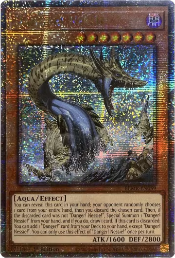 Danger! Nessie! (Quarter Century Secret Rare) (BLMR-EN059), Battles of Legend: Monstrous Revenge — Yu-Gi-Oh! card price