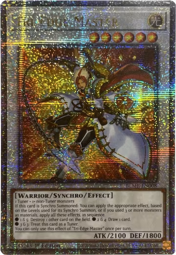Tri-Edge Master (Quarter Century Secret Rare) (BLMR-EN008), Battles of Legend: Monstrous Revenge — Yu-Gi-Oh! card price