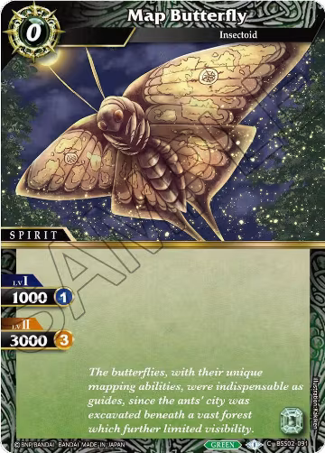 Map Butterfly (BSS02-091), False Gods — Battle Spirits card price