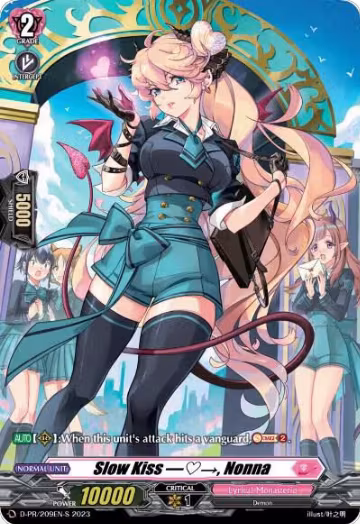 Slow Kiss, Nonna (209) (Foil) (D-PR/209EN-S), D Promo Cards — Vanguard card price