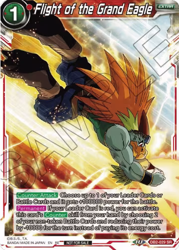 Flight of the Grand Eagle (Championship Selection Pack 2023 Vol.2) (Silver Foil) (DB2-029), Tournament Promotion Cards — DB Super card price