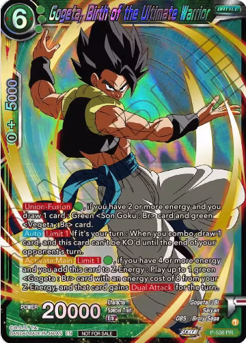 Gogeta, Birth of the Ultimate Warrior (Championship Selection Pack 2023 Vol.2) (Gold-Stamped Shatterfoil) (P-538), Tournament Promotion Cards — DB Super card price