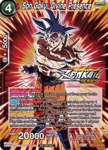 Son Goku, Divine Presence (Event Pack 12) (BT14-005), Tournament Promotion Cards — DB Super card price