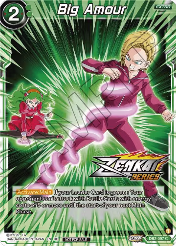 Big Amour (Event Pack 12) (DB2-097), Tournament Promotion Cards — DB Super card price