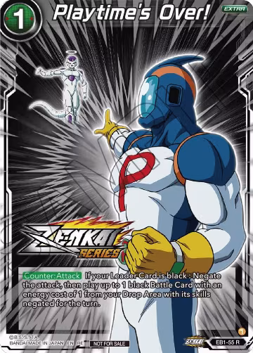 Playtime's Over! (Event Pack 12) (EB1-55), Tournament Promotion Cards — DB Super card price