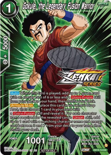 Gokule, the Legendary Fusion Warrior (Event Pack 12) (EX13-14), Tournament Promotion Cards — DB Super card price