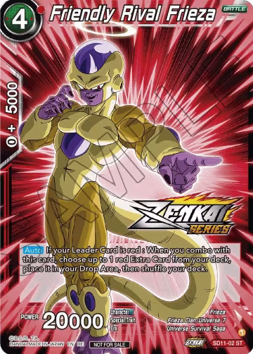 Friendly Rival Frieza (Event Pack 12) (SD11-02), Tournament Promotion Cards — DB Super card price