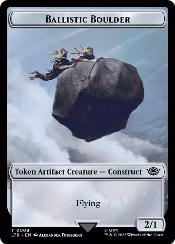 Ballistic Boulder // Food (0011) Double-Sided Token (8 // 11), Universes Beyond: The Lord of the Rings: Tales of Middle-earth — Magic card price