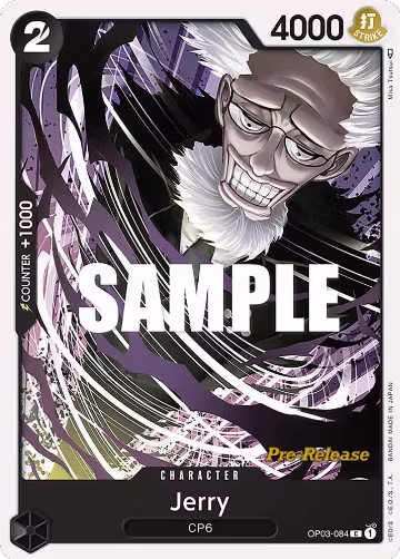 Jerry (OP03-084), Pillars of Strength Pre-Release Cards — One Piece card price