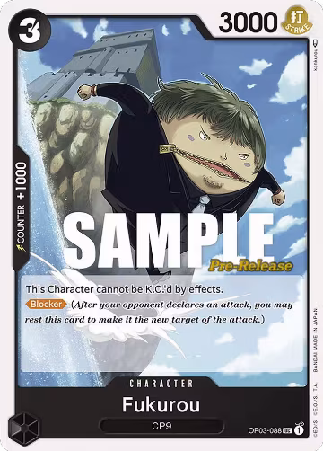Fukurou (OP03-088), Pillars of Strength Pre-Release Cards — One Piece card price