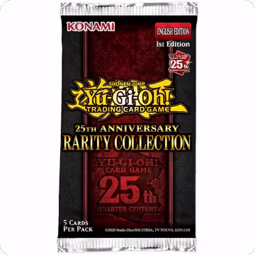 25th Anniversary Rarity Collection Booster Pack, 25th Anniversary Rarity Collection — Yu-Gi-Oh! sealed product price