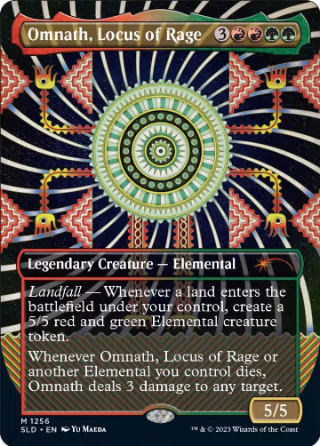 Omnath, Locus of Rage (1256), Secret Lair Drop Series — Magic card price