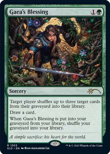 Gaea's Blessing (1303), Secret Lair Drop Series — Magic card price