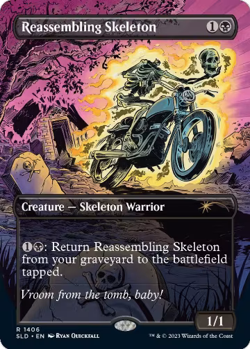 Reassembling Skeleton (1406), Secret Lair Drop Series — Magic card price