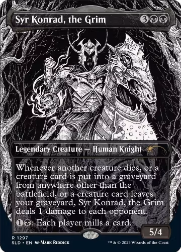 Syr Konrad, the Grim (1297), Secret Lair Drop Series — Magic card price
