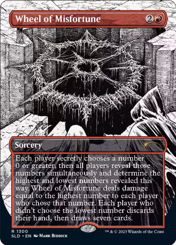 Wheel of Misfortune (1300) (1300), Secret Lair Drop Series — Magic card price