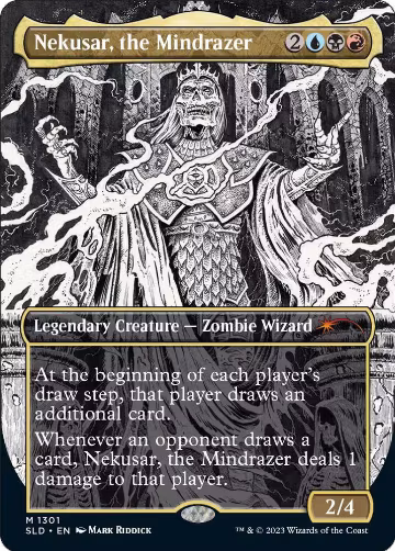 Nekusar, the Mindrazer (1301), Secret Lair Drop Series — Magic card price