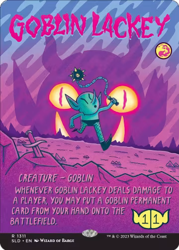 Goblin Lackey (1311) (1311), Secret Lair Drop Series — Magic card price