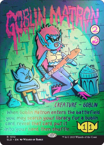Goblin Matron (Rainbow Foil) (1312), Secret Lair Drop Series — Magic card price