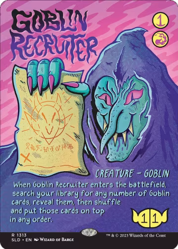 Goblin Recruiter (1313), Secret Lair Drop Series — Magic card price