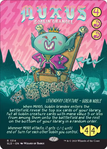 Muxus, Goblin Grandee (1314), Secret Lair Drop Series — Magic card price