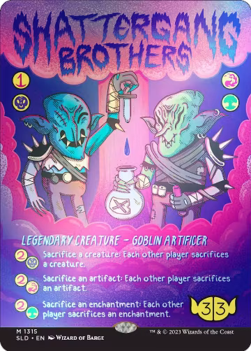 Shattergang Brothers (Rainbow Foil) (1315), Secret Lair Drop Series — Magic card price