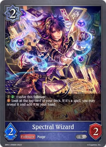Spectral Wizard (BP01-059EN), Advent of Genesis — Shadowverse card price