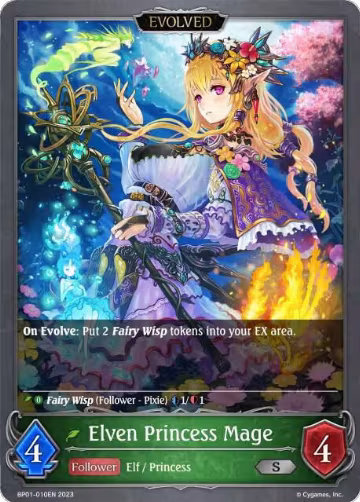 Elven Princess Mage (Evolved) (BP01-010EN), Advent of Genesis — Shadowverse card price