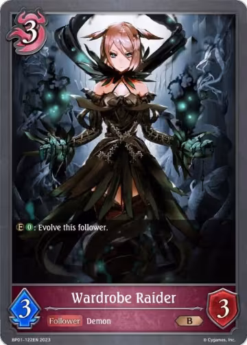 Wardrobe Raider (BP01-122EN), Advent of Genesis — Shadowverse card price