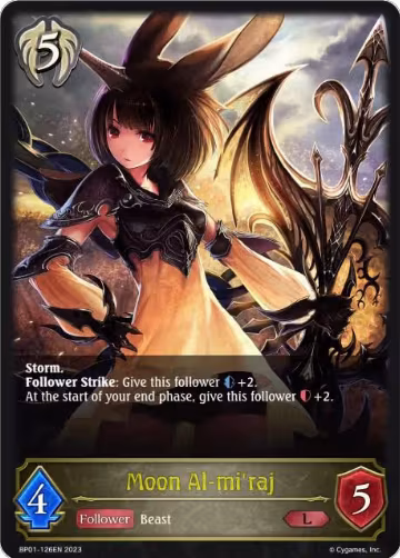 Moon Al-mi'raj (BP01-126EN), Advent of Genesis — Shadowverse card price