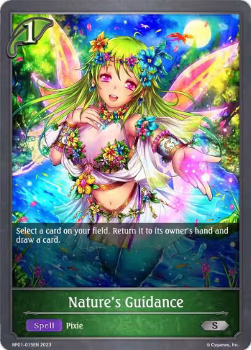 Nature's Guidance (BP01-015EN), Advent of Genesis — Shadowverse card price