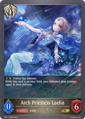 Arch Priestess Laelia (BP01-129EN), Advent of Genesis — Shadowverse card price