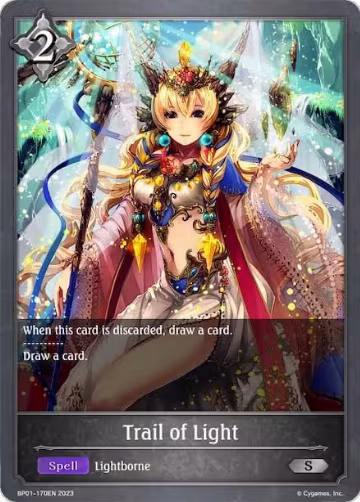 Trail of Light (BP01-170EN), Advent of Genesis — Shadowverse card price