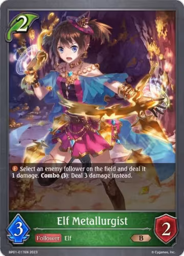Elf Metallurgist (BP01-017EN), Advent of Genesis — Shadowverse card price
