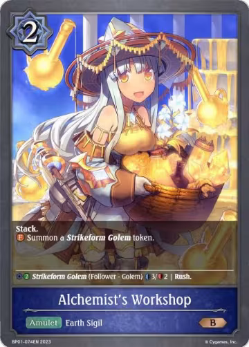 Alchemist's Workshop (BP01-074EN), Advent of Genesis — Shadowverse card price